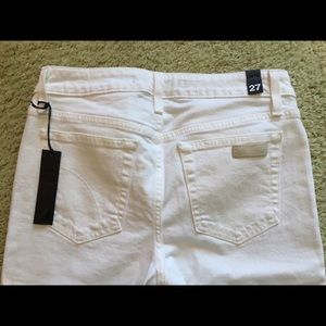 Joe’s Skinny Bootcut White Jeans